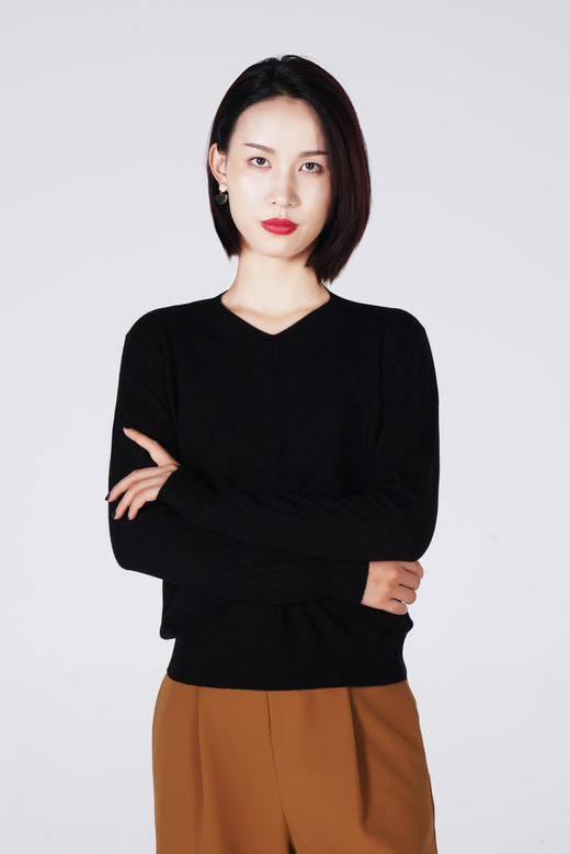 臣禾【羊毛100%】多色羊毛小V领羊毛针织衫S213051149【同步库存，售完不补】 商品图5