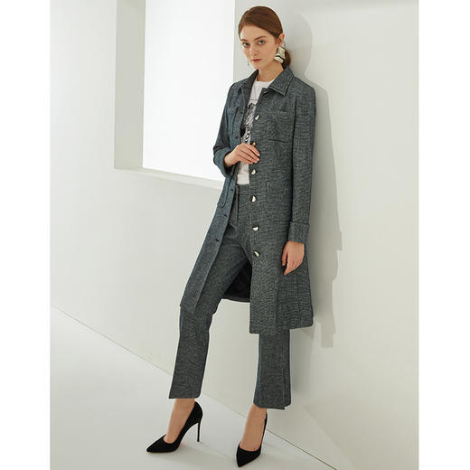 扣子问题下架--EITIE 爱特爱6404106毛呢大衣 商品图1