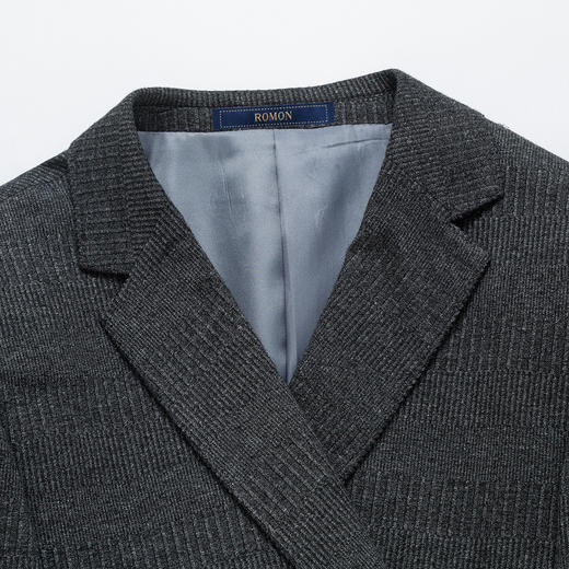 【弹力挺括】罗蒙秋季西装外套 男士正装商务 通勤休闲小西装单西服上衣 商品图11