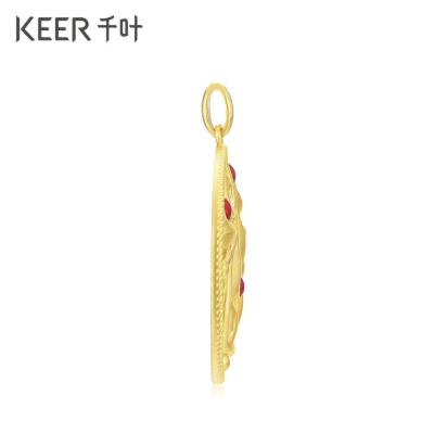 千叶月桂满庭-大足金挂坠39900027001 商品图2