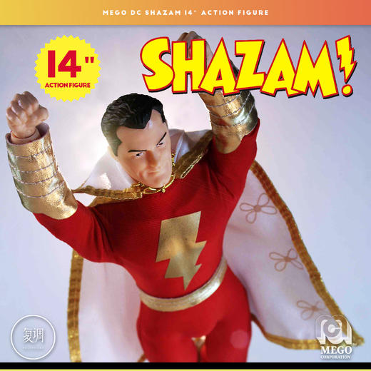 现货 Mego DC 沙赞  Shazam! 14英寸 可动人偶 商品图0