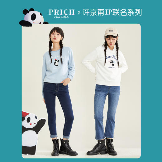 PRICH2021年冬季新款上衣时尚套头长袖T恤女PRLWB4922F 商品图2