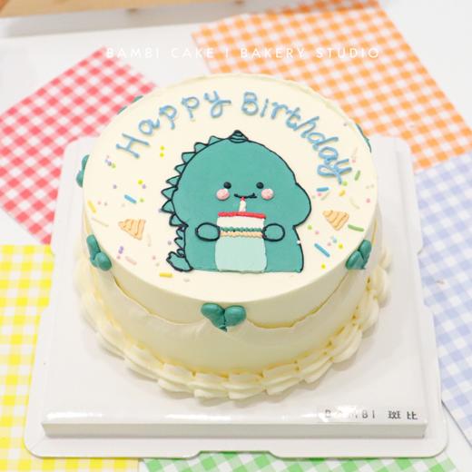 手绘小恐龙蛋糕 商品图1