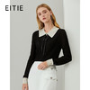 EITIE爱特爱秋季新品时尚拼接针织衫优雅气质女6701404 商品缩略图0