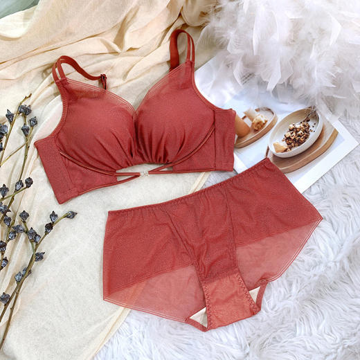 【服饰鞋包】无钢圈舒适小胸聚拢内衣女 调整型胸罩 商品图4