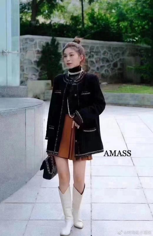 3楼阿玛施AMASS黑色小香风 商品图2