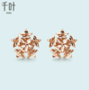 千叶雪舞18k耳钉31861000054 商品缩略图0