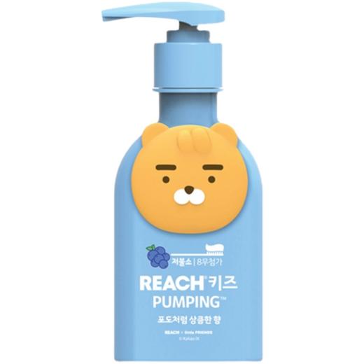 【中欧班列精选】韩国进口XDR 萌趣儿童按压牙膏 草莓味萌趣儿童按压牙膏 葡萄味160g 商品图3