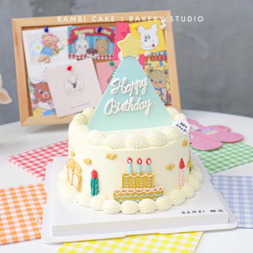 ins风手绘奶油蛋糕 商品图2