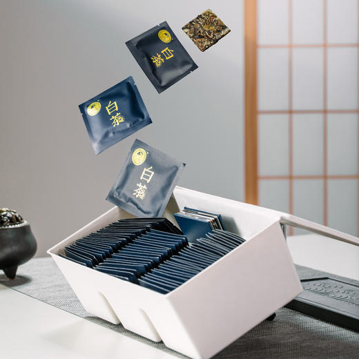 澜沧古茶2021年茶妈妈白茶贡眉云南茶叶迷你小砖5gX80袋量贩盒装 商品图1
