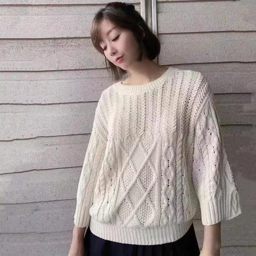 3楼阿玛施AMASS白色套头针织 商品图2