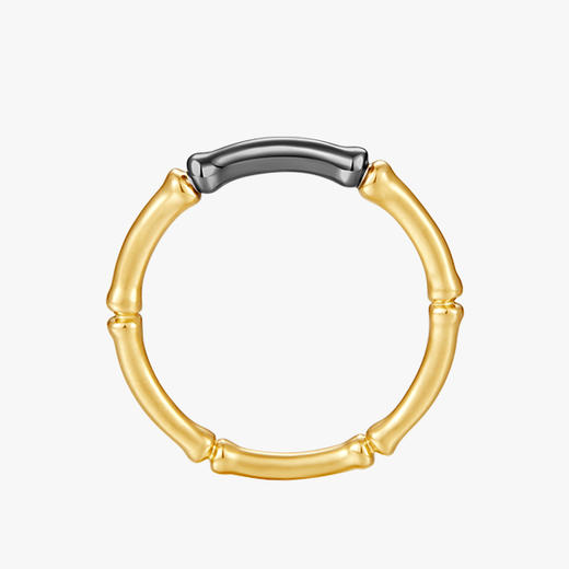 潮宏基BAMBOO竹系列18K金戒指 商品图0