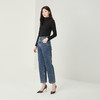 PRICH2021秋季新款气质高腰显瘦牛仔拖地裤女PRTJB7703N 商品缩略图1