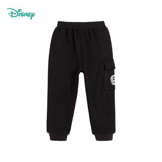 迪士尼男童春秋潮休闲运动宝宝加绒长裤工装裤子 商品图6