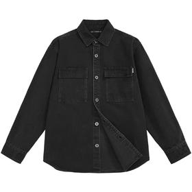 B2CHB3322太平鸟男装2021秋新款鬼灭之刃联名宽松牛仔衬衫外套潮