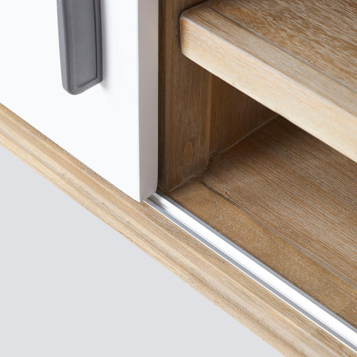 NS家居nsfurniture客厅进口ALB系列实木电视柜NSCB-ALB WHT L01 商品图4