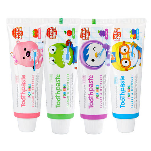 【中欧班列精选】XDR  BeBeMorin儿童牙膏 混合水果味BeBeMorin80g 商品图0