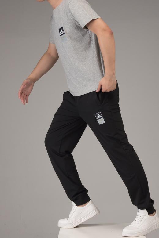 阿迪达斯 adidas 柜子热卖款夏季男士冰丝棉短袖T恤冰丝速干长裤运动休闲两件套套 商品图8