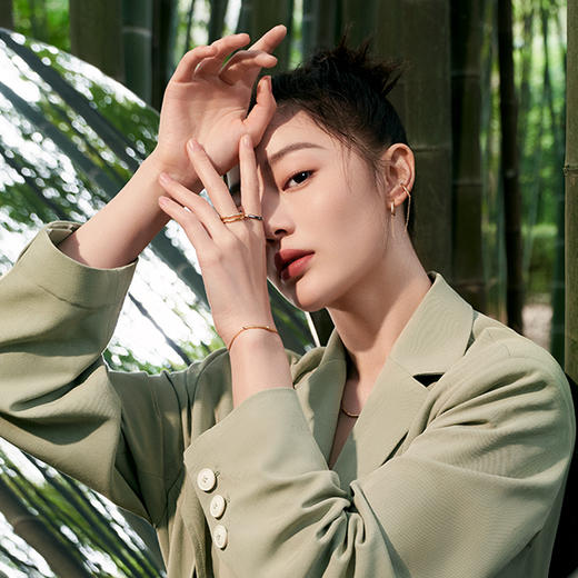 潮宏基BAMBOO竹系列18K金戒指 商品图5