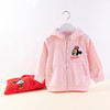 迪士尼米奇米妮卡通男女童春秋摇粒绒保暖连帽外套 商品缩略图4