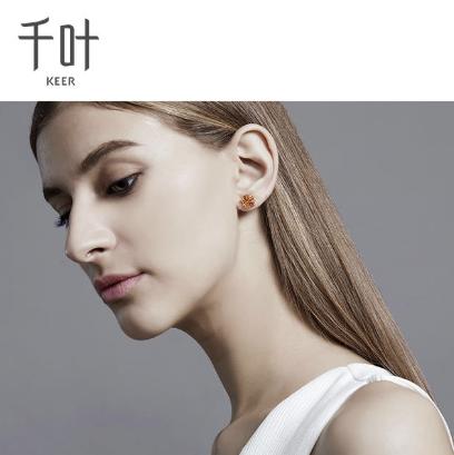 千叶雪舞18k耳钉31861000054 商品图2