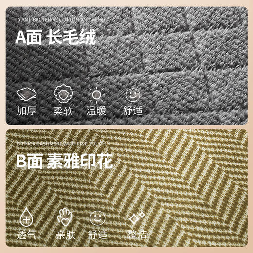 [屁侠推荐]智能祛潮chu螨的电热毯 forestlife双面长毛绒电热毯 加厚柔软亲肤透气 一键袪潮chu螨 左右分控 双区双温 12小时定时 商品图4