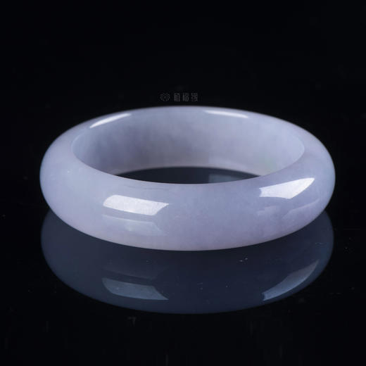 【紫苑春深】紫色翡翠平安镯-SZ603160 商品图3