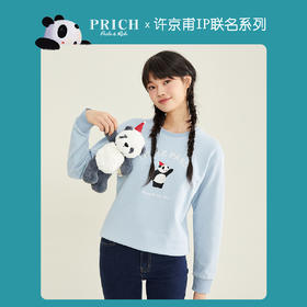 PRICH2021年冬季新款上衣时尚套头长袖T恤女PRLWB4922F