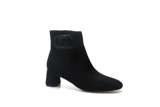 豪麟名鞋奥莱迪嘉女装羊反绒面革时尚雅致靴DJYZA12WN031黑色 原价2460元 商品图0