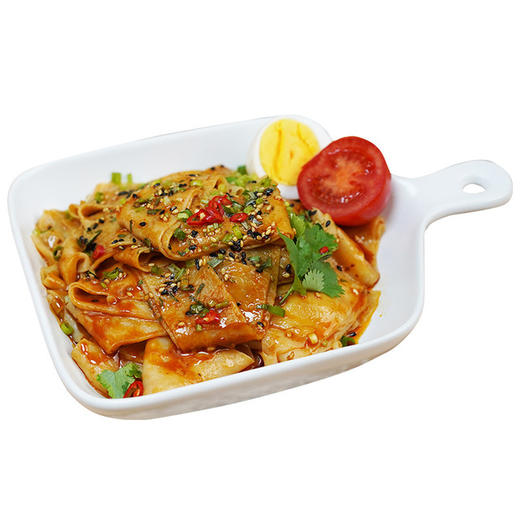 麻酱面皮130克/袋 擀凉皮拌面 免煮 方便面 铺盖面 即食 泡面 麻酱 速食 包邮 商品图2