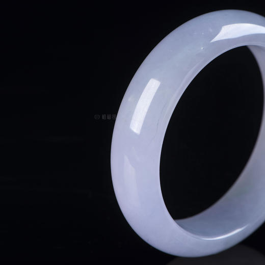 【紫苑春深】紫色翡翠平安镯-SZ603160 商品图2