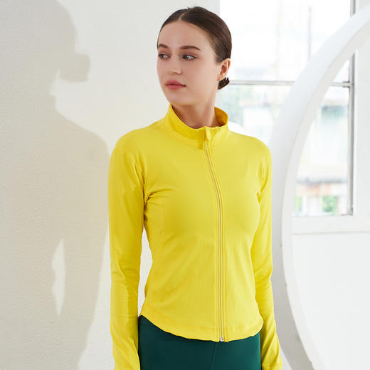 HWT华威特新款秋冬季柔软塑形户外运动休闲外套瑜伽服H290125 商品图6