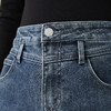 PRICH2021秋季新款气质高腰显瘦牛仔拖地裤女PRTJB7703N 商品缩略图2