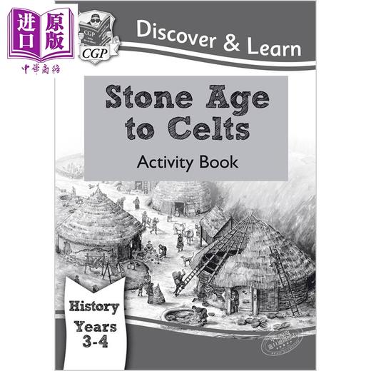 CGP儿童教辅 探索与学习历史系列2册 含练习 KS2 Discover History:Stone Age to Celts 从石器时代到凯尔特人 商品图2
