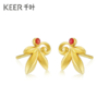 千叶月桂女神足金耳饰39900026939 商品缩略图4