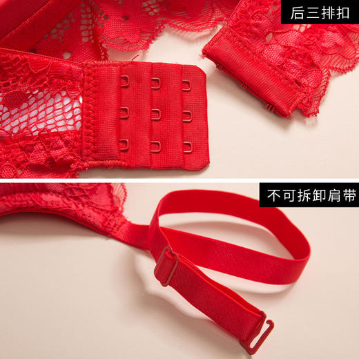 【服饰鞋包】蕾丝美背舒适聚拢小胸调整型内衣女胸罩 商品图3