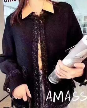 3楼阿玛施AMASS黑色经典小香风