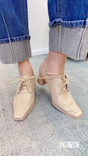 9669-1#粗跟平面丝绸