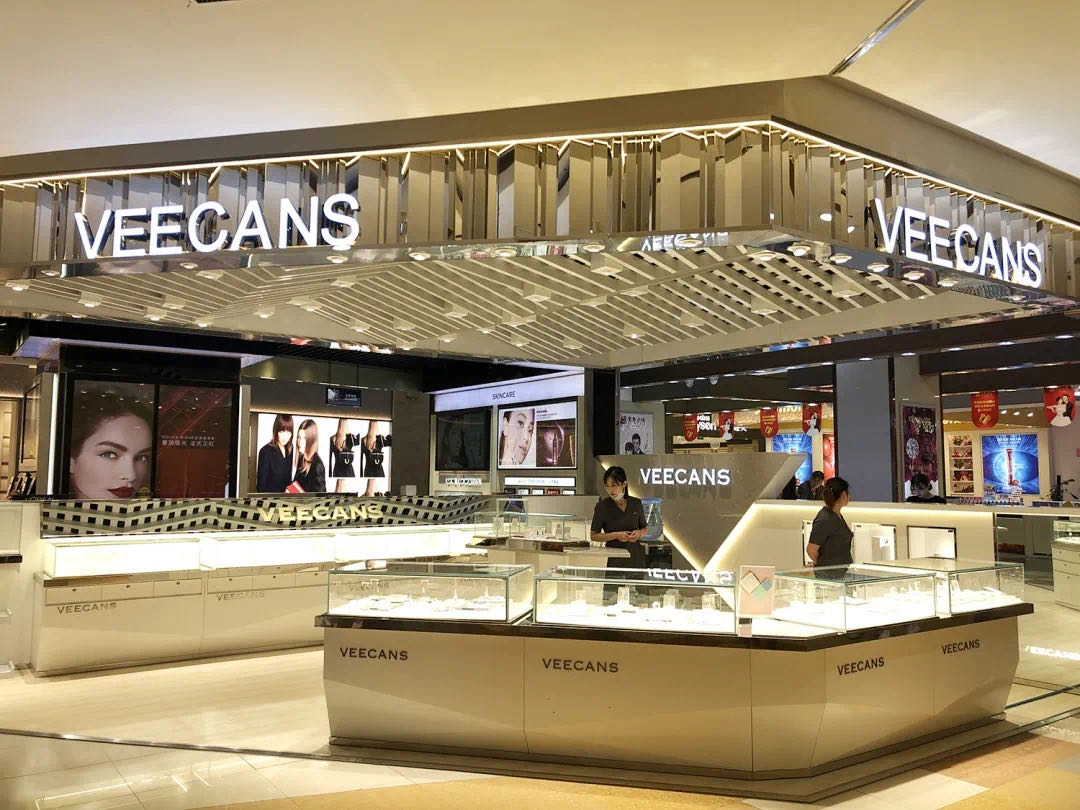 【veecans 施华洛世奇时来运转手表】水晶情侣石英表 赠送veec