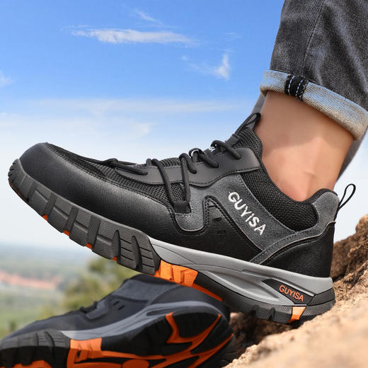 爆款劳保鞋防砸防刺钢包头四季款透气防水加绒保暖 商品图3