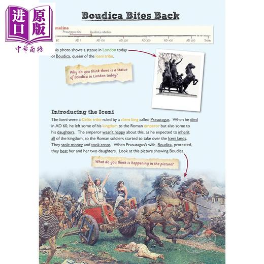 CGP儿童教辅 KS2探索与学习历史系列2册 含练习 Discover & Learn History:Romans in Britain 罗马人在英国 7-8岁 商品图4