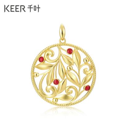 千叶月桂满庭-大足金挂坠39900027001 商品图1