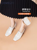 康莉2021早秋新款单鞋女粗跟方头真皮英伦风系带小皮鞋KYQ16185DU01CM1 商品缩略图2