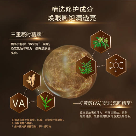 欧珀莱臻源凝多效眼霜焕亮紧致眼周抗皱淡化黑眼圈淡眼纹 商品图4