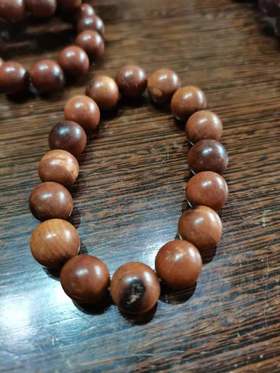 【千年雷击木】手串