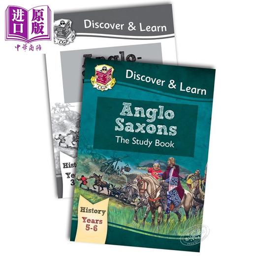 CGP儿童教辅 探索与学习历史系列2册 含练习 KS2 Discover & Learn History:Anglo-Saxons 盎格鲁撒克逊人 9-10岁 商品图0