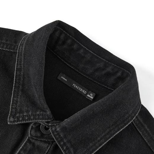 B2CHB3322太平鸟男装2021秋新款鬼灭之刃联名宽松牛仔衬衫外套潮 商品图2