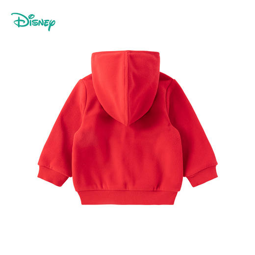 迪士尼米奇米妮卡通男女童春秋摇粒绒保暖连帽外套 商品图6