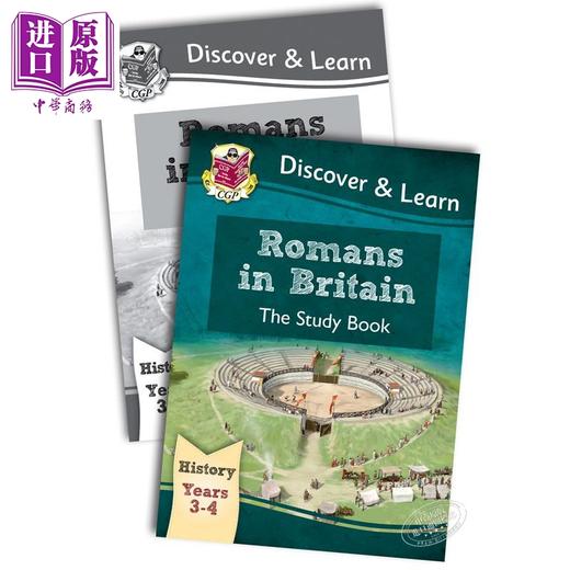 CGP儿童教辅 KS2探索与学习历史系列2册 含练习 Discover & Learn History:Romans in Britain 罗马人在英国 7-8岁 商品图0