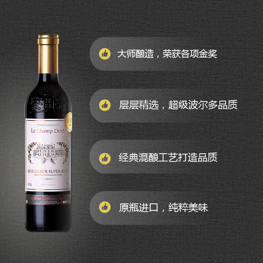 【国际葡萄酒大赛金奖】婉爱超级波尔多干红2022 商品图1